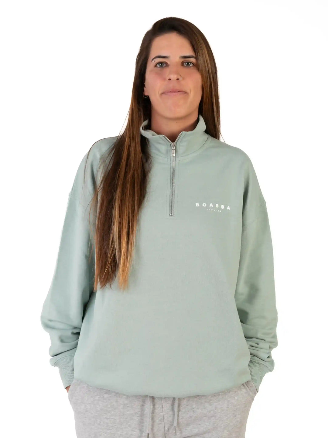 Raposeira Unisex Sweatshirt Aloe#color_aloe